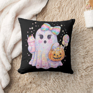 Coussin de Halloween Fantôme Pastel Mignon