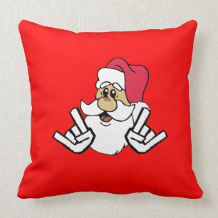 Coussin de Headbangin Père Noël