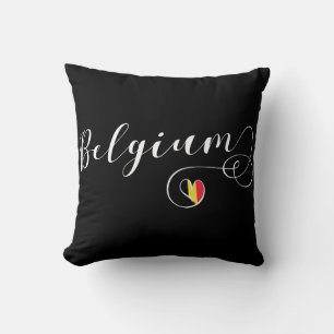 Coussin de Heart Belgium, Drapeau belge