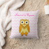 Coussin de hibou : Personnalité jaune (Couverture)