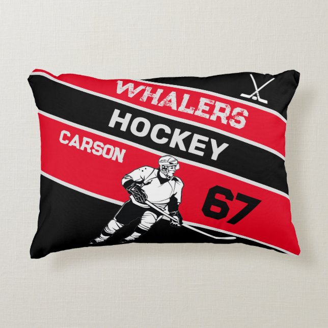 Coussin de hockey personnalisé (Devant)