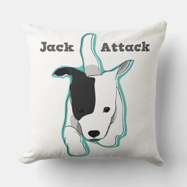 Coussin de Jack Russell Terrier de gros lot (Recto)