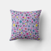 Coussin de jardin à fleurs de lilas (Verso)