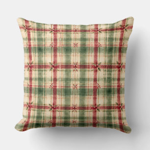 Coussin de jardin de Noël vintage élégant