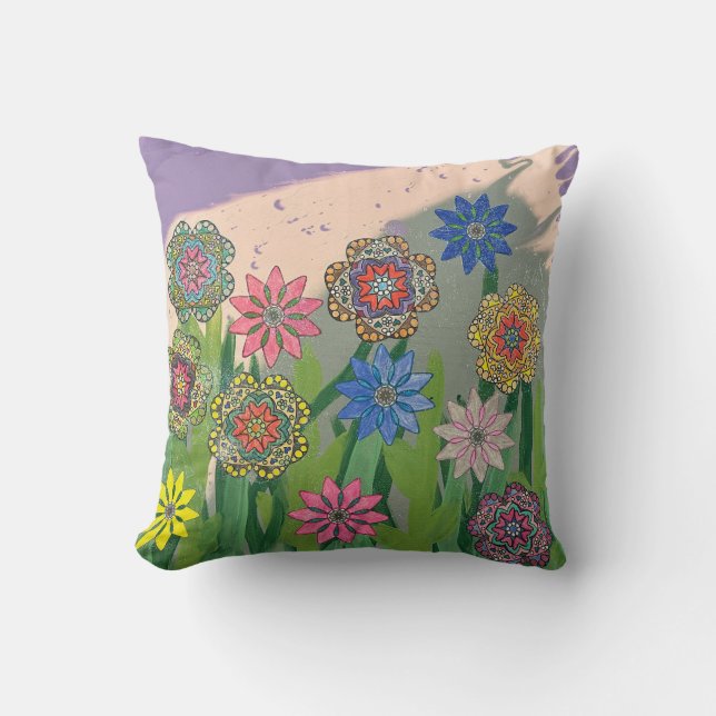 Coussin de jardin Mandella (Recto)