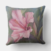 COUSSIN DE JARDIN ROSE CHAUD HIBISCUS (Verso)