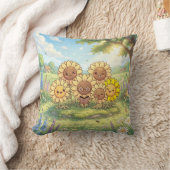 Coussin de jardin Tournesol heureux (Couverture)