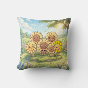 Coussin de jardin Tournesol heureux