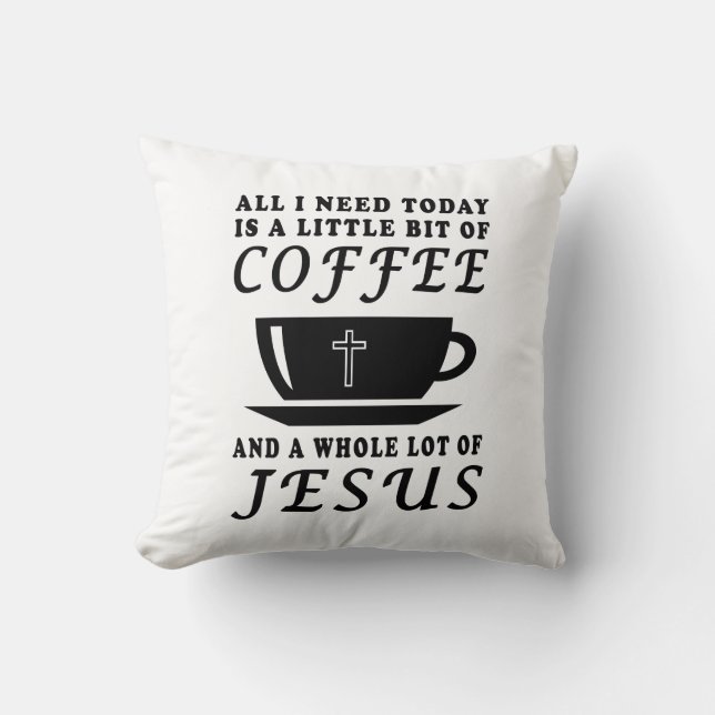 coussin de Jésus de café (Recto)