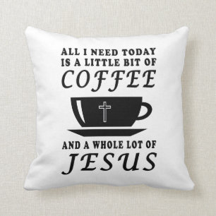 coussin de Jésus de café