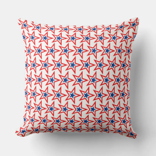Coussin de jet à accent patriotique