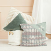 Coussin de jet à monogramme