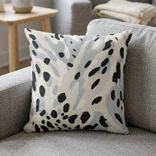 Coussin de jet à motif animal dalmate