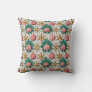 Coussin de jet à motif de Noël