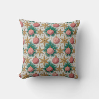 Coussin de jet à motif de Noël