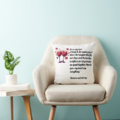 Coussin de jet “À nous, mon amour" (Chaise)