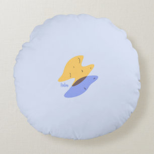 Coussin de jet abstrait coloré