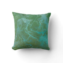 Coussin de jet abstrait de rivière
