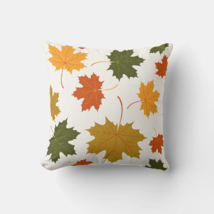 Coussin de jet accentuel - Feuilles d'automne qui