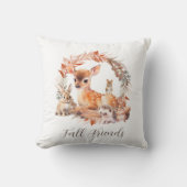 Coussin de jet Amis d'automne (Recto)