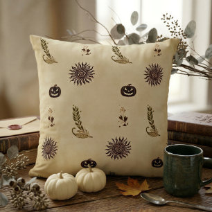 Coussin de jet Antique Autumn Witchcore
