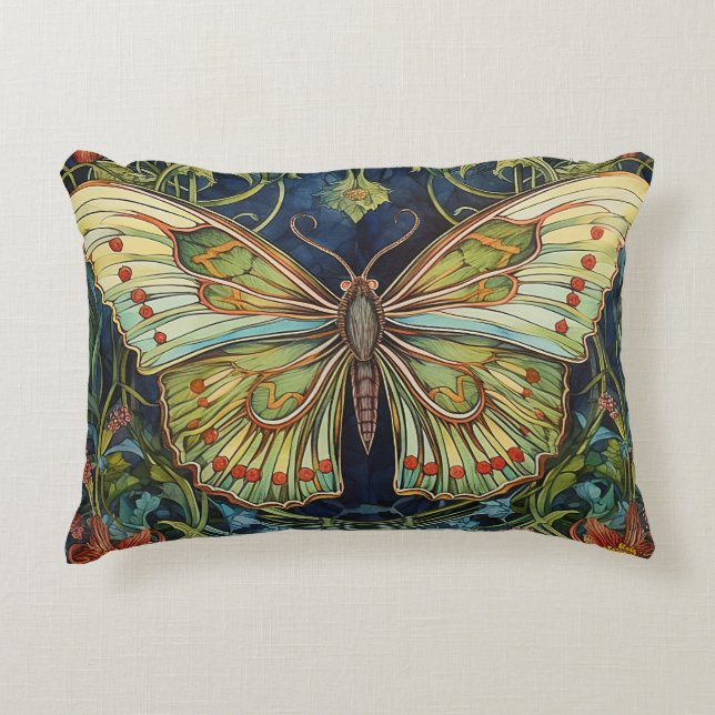 Coussin de jet Automne Papillon Chute (Devant)