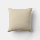 Coussin de jet beige peinture d'animal de safari z (Verso)