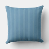 Coussin de jet bleu apaisant sur bleu (Verso)