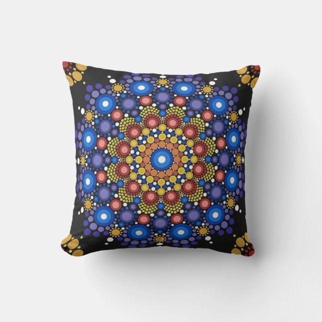 Coussin de jet bohème (Recto)