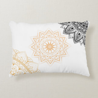 Coussin de jet bohème floral aquarelle