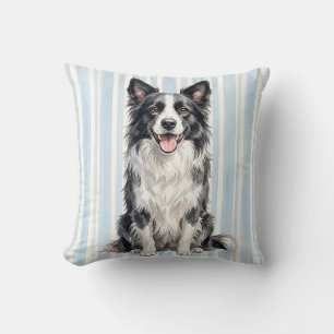 Coussin de jet Border Collie Artwork