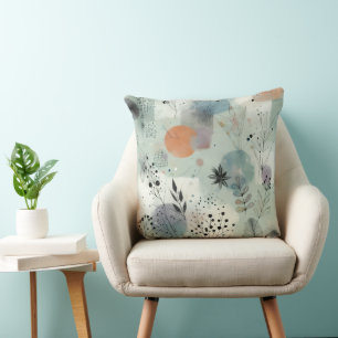 Coussin de jet botanique Nordic Mist