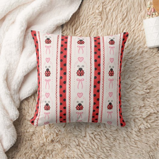 Coussin de jet coccinelle (Couverture)