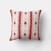 Coussin de jet coccinelle (Verso)