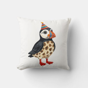 Coussin de jet coloré girafe tache macareux