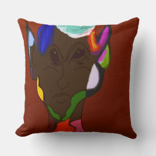 Coussin de jet d'art de carte elfique
