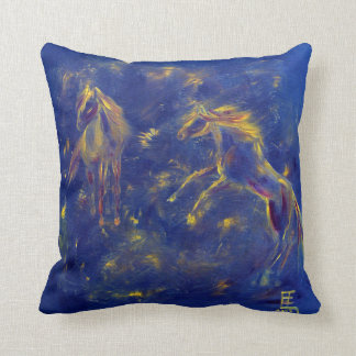 Coussin de jet d'art de cheval