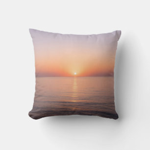 Coussin de jet d'art Golden Horizon – Golden Sunri