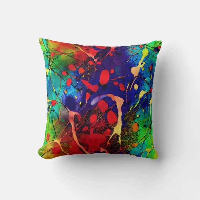 Coussin de jet d'art moderne (Recto)