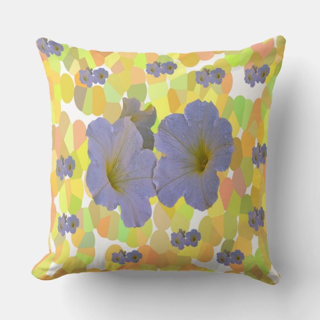 Coussin de jet de fleurs de printemps (Recto)