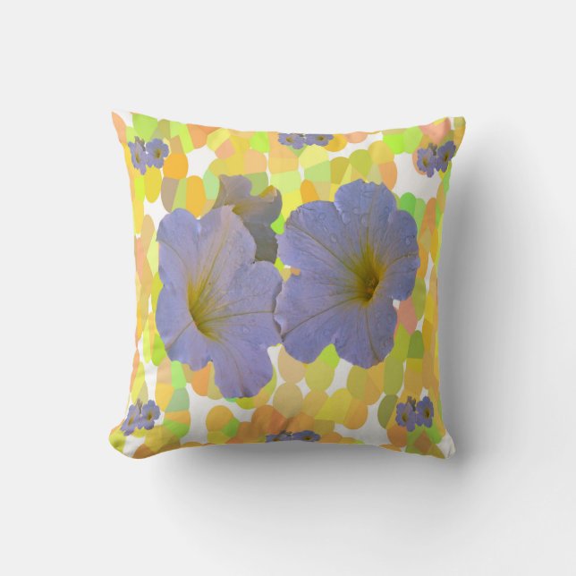 Coussin de jet de fleurs de printemps (Recto)