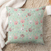 Coussin de jet de jardin Bunny Bloom (Couverture)