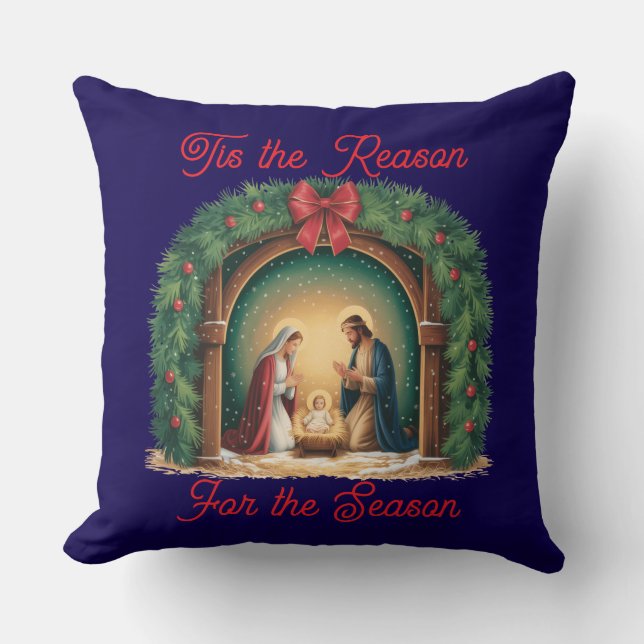 Coussin de jet de la Nativité (Recto)