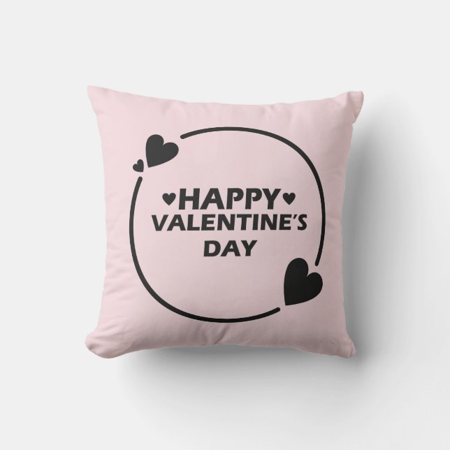 Coussin de jet de la Saint-Valentin (Recto)