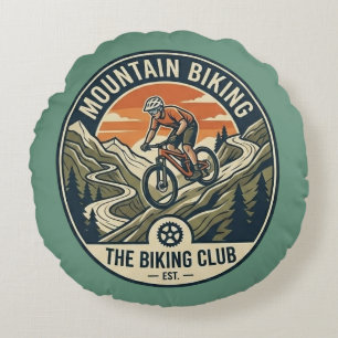 Coussin de jet de l'aventure du club de vélo tout