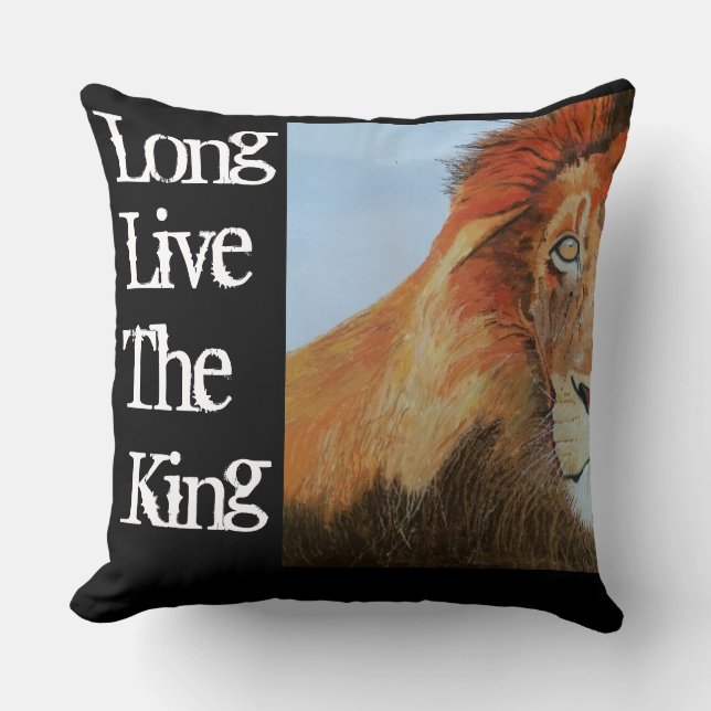Coussin de jet de lion (Recto)