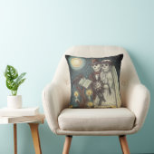 Coussin de jet de mariage de squelette de cimetièr (Chaise)