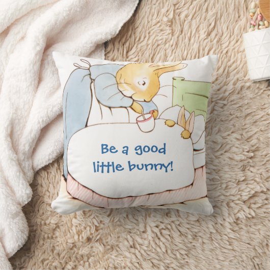 Coussin de jet de nurserie vintage Peter Rabbit (Couverture)