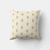 Coussin de jet de nurserie vintage Peter Rabbit (Verso)