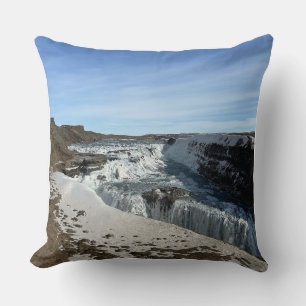 Coussin de jet de paysage de la nature islandaise